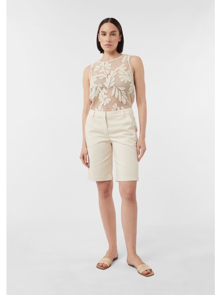 Тканевые шорты comma, бежевый
Тканевые шорты comma, бежевый