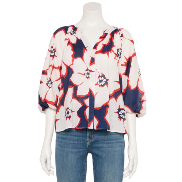 Женский адаптивный топ с присборенными рукавами и рукавами-фонариками Sonoma Goods For Life, цвет navy brush floral
Женский адаптивный топ с присборенными рукавами и рукавами-фонариками Sonoma Goods For Life, цвет navy brush floral