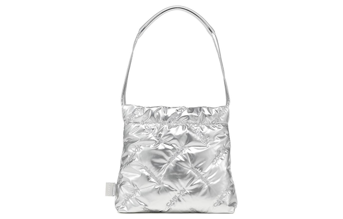 CARLYN Сумка через плечо женская серебристая, Silver 
CARLYN Сумка через плечо женская серебристая, Silver