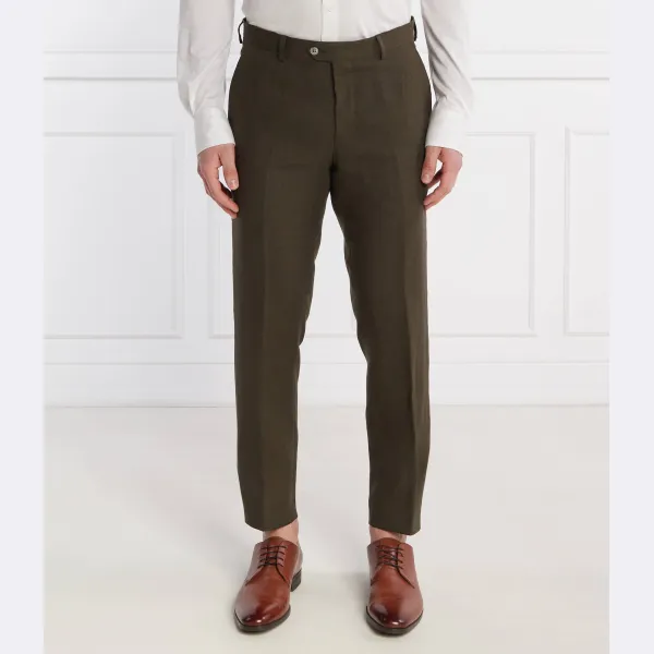 Denz льняные брюки классического кроя Oscar Jacobson, хаки
Denz льняные брюки классического кроя Oscar Jacobson, хаки