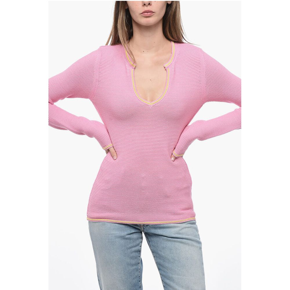 Разноцветный хлопковый свитер Victoria Beckham, Multicolor
Разноцветный хлопковый свитер Victoria Beckham, Multicolor