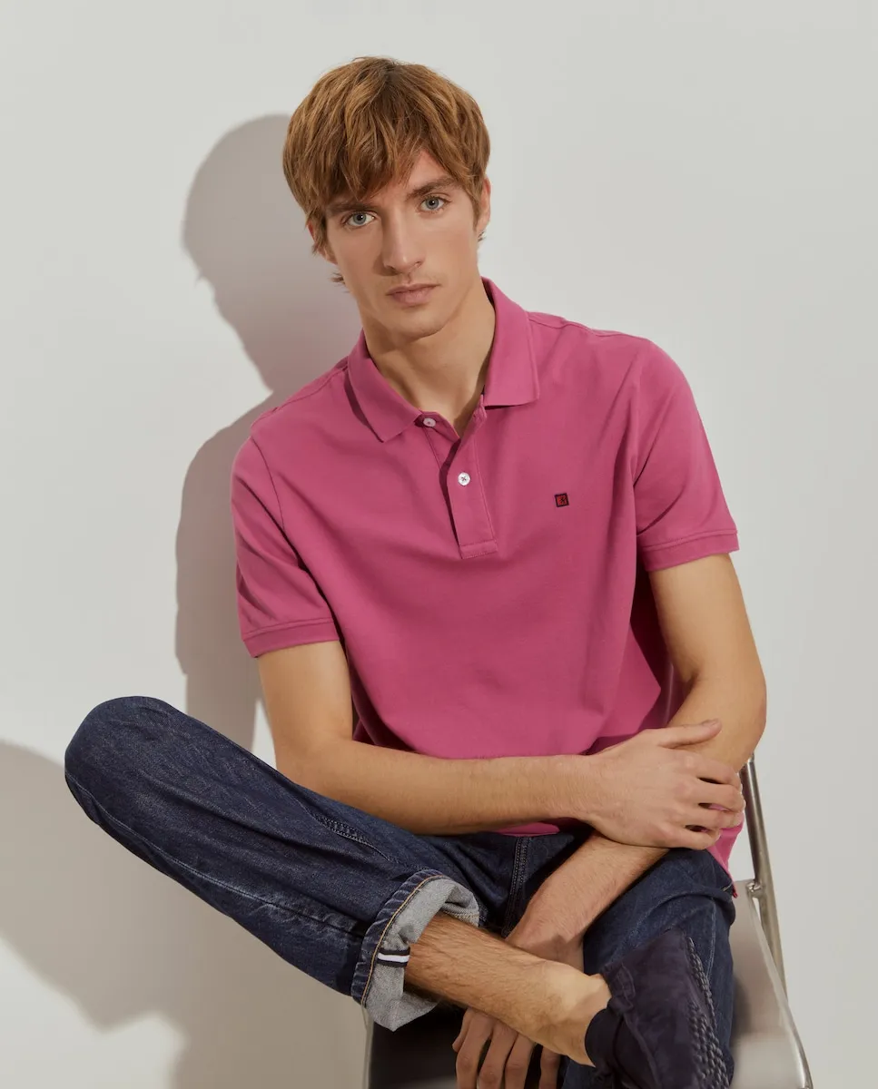 Мужская пике поло из хлопка стандартного кроя Lion of Porches, розовый
Мужская пике поло из хлопка стандартного кроя Lion of Porches, розовый