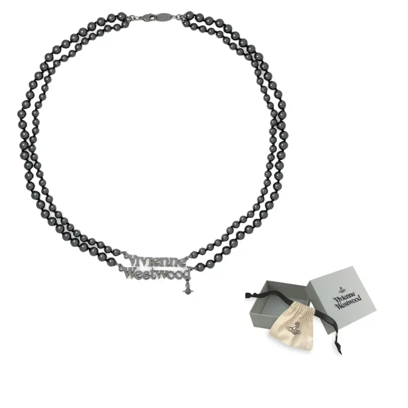 Vivienne Westwood Мужское черное металлическое колье
Vivienne Westwood Мужское черное металлическое колье