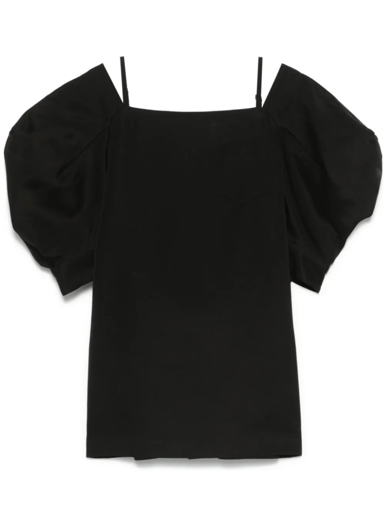 Sacai мини-платье с открытыми плечами, черный
Sacai мини-платье с открытыми плечами, черный