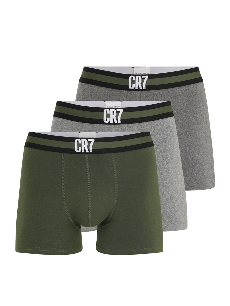 Боксеры CR7 - Cristiano Ronaldo, Mottled Grey/Olive
Боксеры CR7 - Cristiano Ronaldo, Mottled Grey/Olive