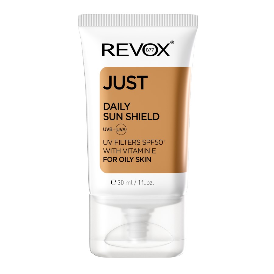 Ежедневный солнцезащитный крем для лица для жирной кожи с SPF 50 just daily sun shield for oily skin Revox B77, 30 мл
Ежедневный солнцезащитный крем для лица для жирной кожи с SPF 50 just daily sun shield for oily skin Revox B77, 30 мл