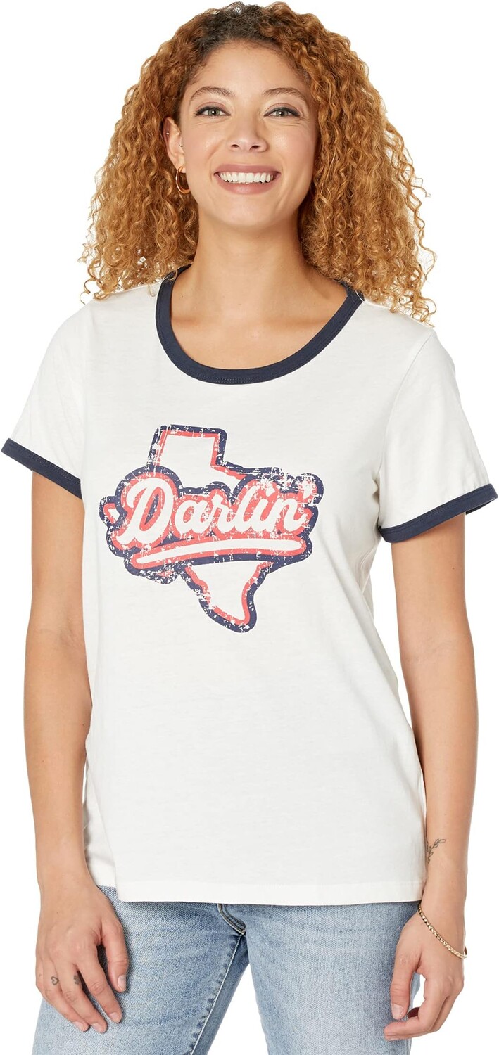 Футболка Rock and Roll Cowgirl Texas Darlin Graphic Ringer T-Shirt 49T9947, белый
Футболка Rock and Roll Cowgirl Texas Darlin Graphic Ringer T-Shirt 49T9947, белый