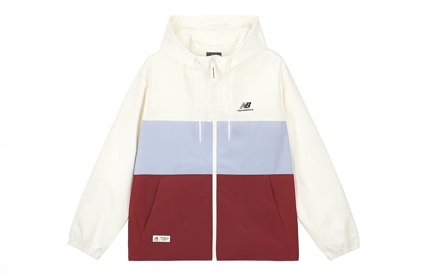 Куртка унисекс белая New Balance, белый 
Куртка унисекс белая New Balance, белый