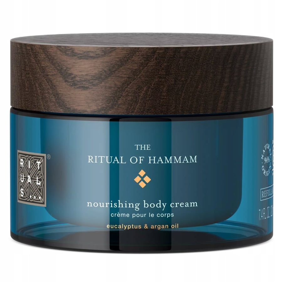 Крем для тела «Ритуалы Ритуал хаммам» 220 мл с маслом арганы и эвкалипта Rituals
Крем для тела «Ритуалы Ритуал хаммам» 220 мл с маслом арганы и эвкалипта Rituals