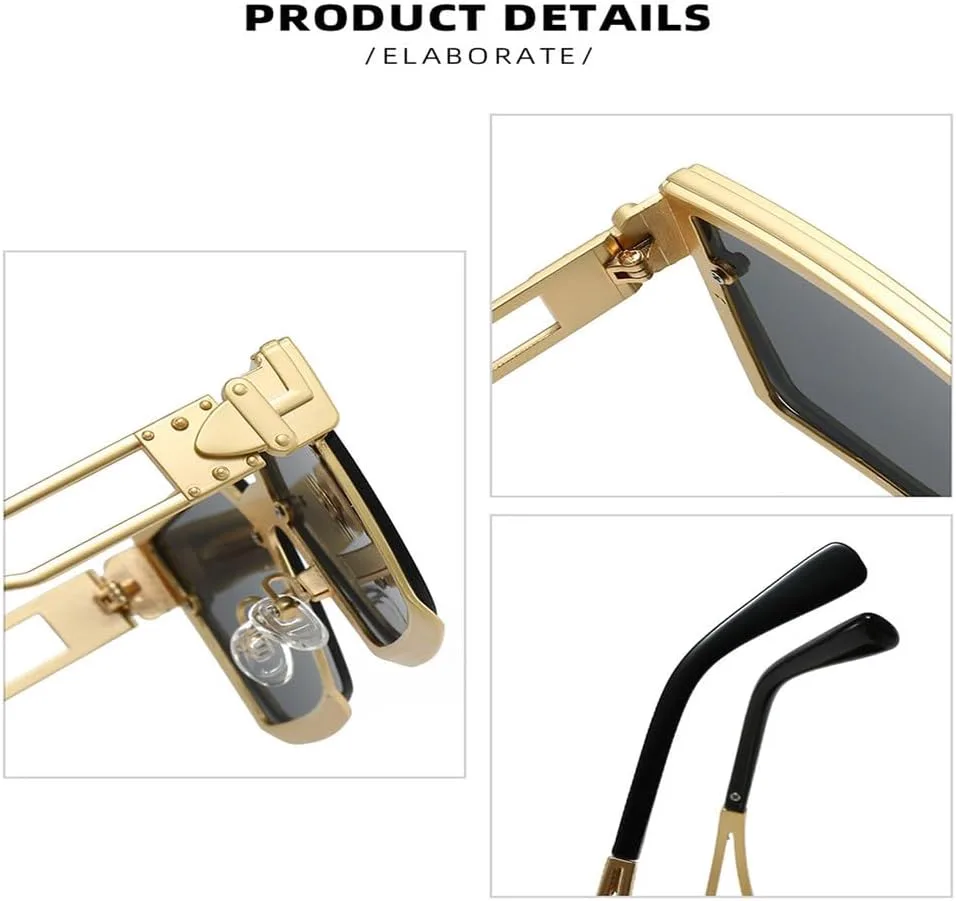 Металлические модные панк-солнцезащитные очки большого размера для мужчин, защита от УФ-излучения UV400 для активного отдыха и путешествий KTUCN, Double Gray
Металлические модные панк-солнцезащитные очки большого размера для мужчин, защита от УФ-излучения UV400 для активного отдыха и путешествий KTUCN, Double Gray