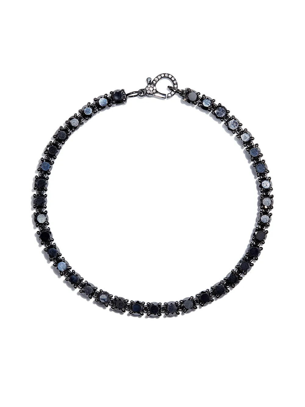 Браслет Tennis из черного золота с бриллиантами SHAY, черный
Браслет Tennis из черного золота с бриллиантами SHAY, черный