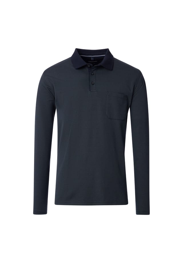 Полосатая рубашка поло с длинными рукавами Casamoda, синий
Полосатая рубашка поло с длинными рукавами Casamoda, синий