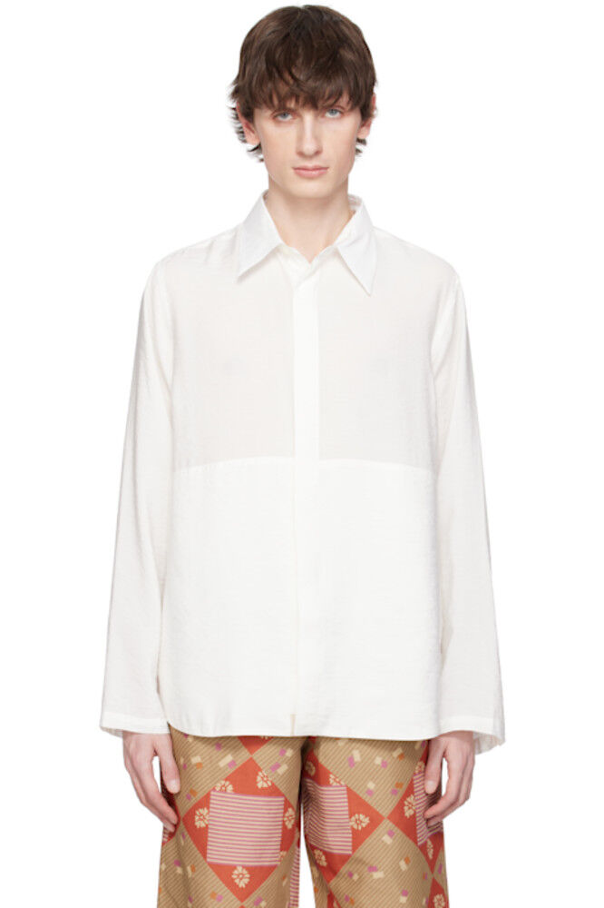 Рубашка Off-White Maker из модала и полиэфирного волокна RANRA
Рубашка Off-White Maker из модала и полиэфирного волокна RANRA