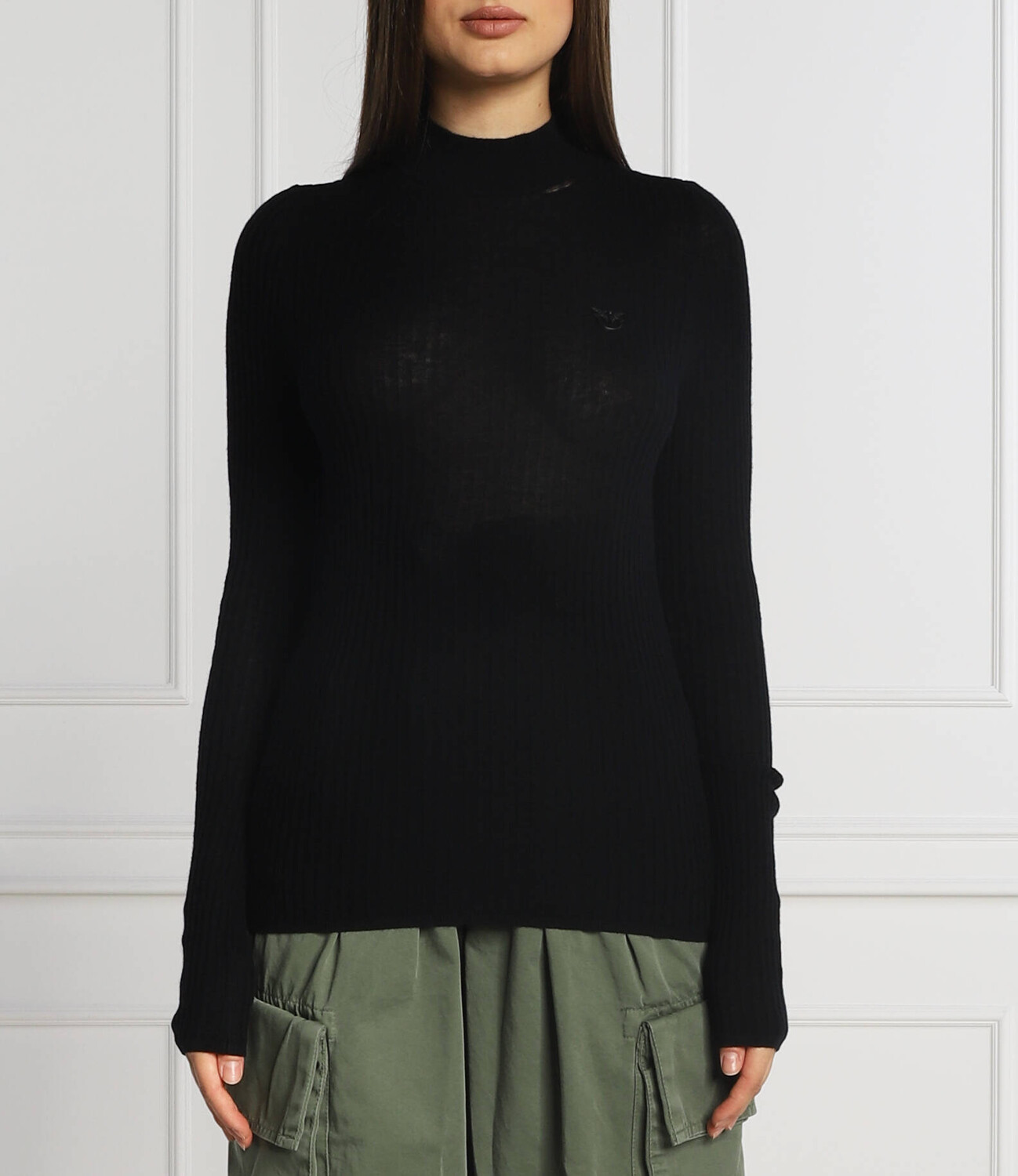 Свитер из шерсти Pinko negroni lupetto slim fit, черный
Свитер из шерсти Pinko negroni lupetto slim fit, черный