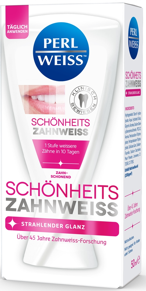 Красота отбеливающая зубная паста Perl Weiss, 50 мл
Красота отбеливающая зубная паста Perl Weiss, 50 мл