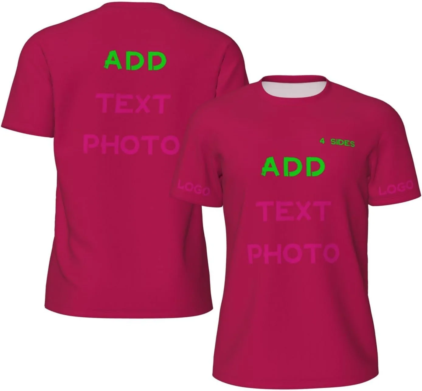 Футболка Custom с принтом на 4 сторонах и логотипом
Футболка Custom с принтом на 4 сторонах и логотипом