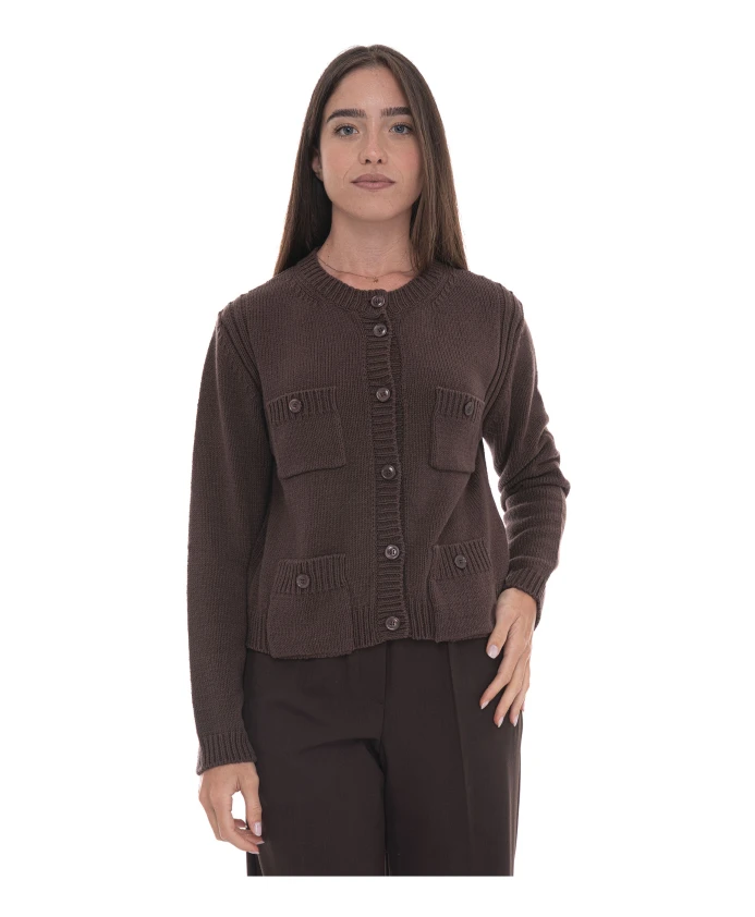 Короткий кардиган Mincio Weekend Max Mara, коричневый
Короткий кардиган Mincio Weekend Max Mara, коричневый