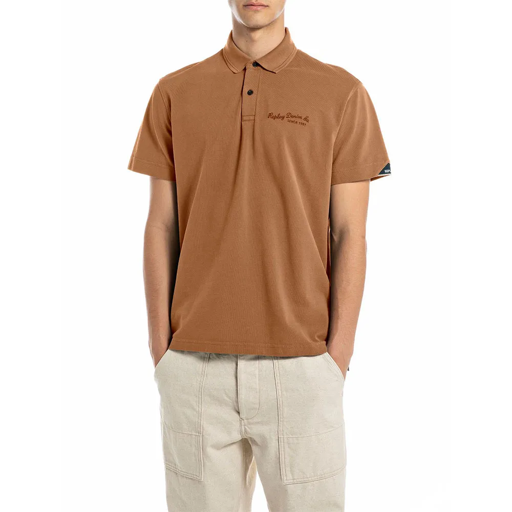 Поло с коротким рукавом Replay M3272.000.22696G, коричневый
Поло с коротким рукавом Replay M3272.000.22696G, коричневый
