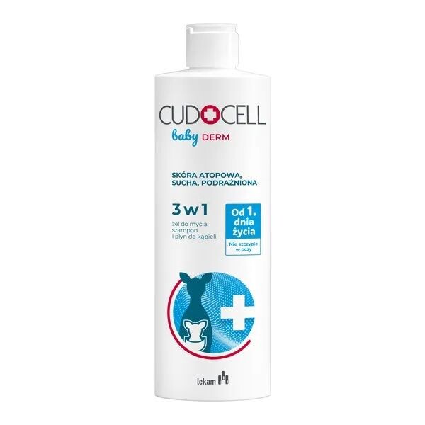 Гель для стирки для детей Cudocell Baby Derm Żel do Mycia, Szampon i Płyn Do Kąpieli 3 w 1 Skóra Atopowa, 400 мл
Гель для стирки для детей Cudocell Baby Derm Żel do Mycia, Szampon i Płyn Do Kąpieli 3 w 1 Skóra Atopowa, 400 мл