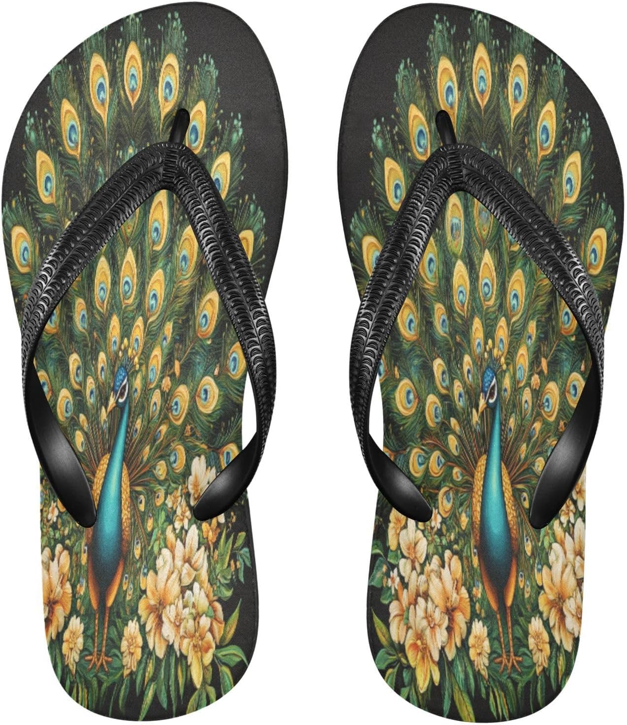 Вьетнамки Peacock Blossom Green для пляжа и душа, резиновые нескользящие летние шлепанцы для прогулок, мужские и женские Sinestour
Вьетнамки Peacock Blossom Green для пляжа и душа, резиновые нескользящие летние шлепанцы для прогулок, мужские и женские Sinestour