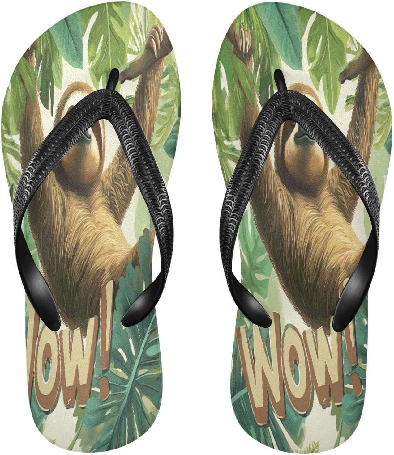 Женские и мужские пляжные шлепанцы с ленивцем, резиновые нескользящие летние тапочки Sinestour, Jungle Sloth
Женские и мужские пляжные шлепанцы с ленивцем, резиновые нескользящие летние тапочки Sinestour, Jungle Sloth