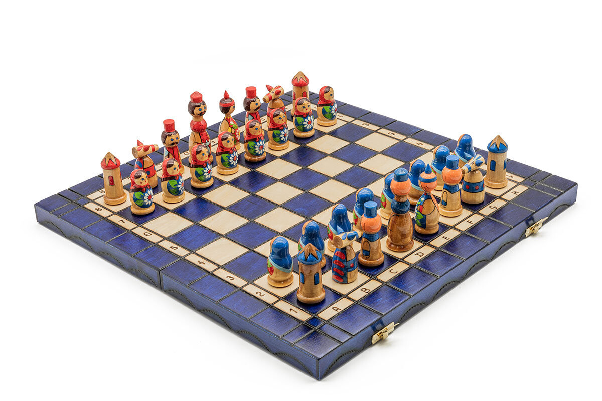 Шахматная Бабушка (Матрешка), игра-головоломка, Шахматный Журек Szachy Żurek