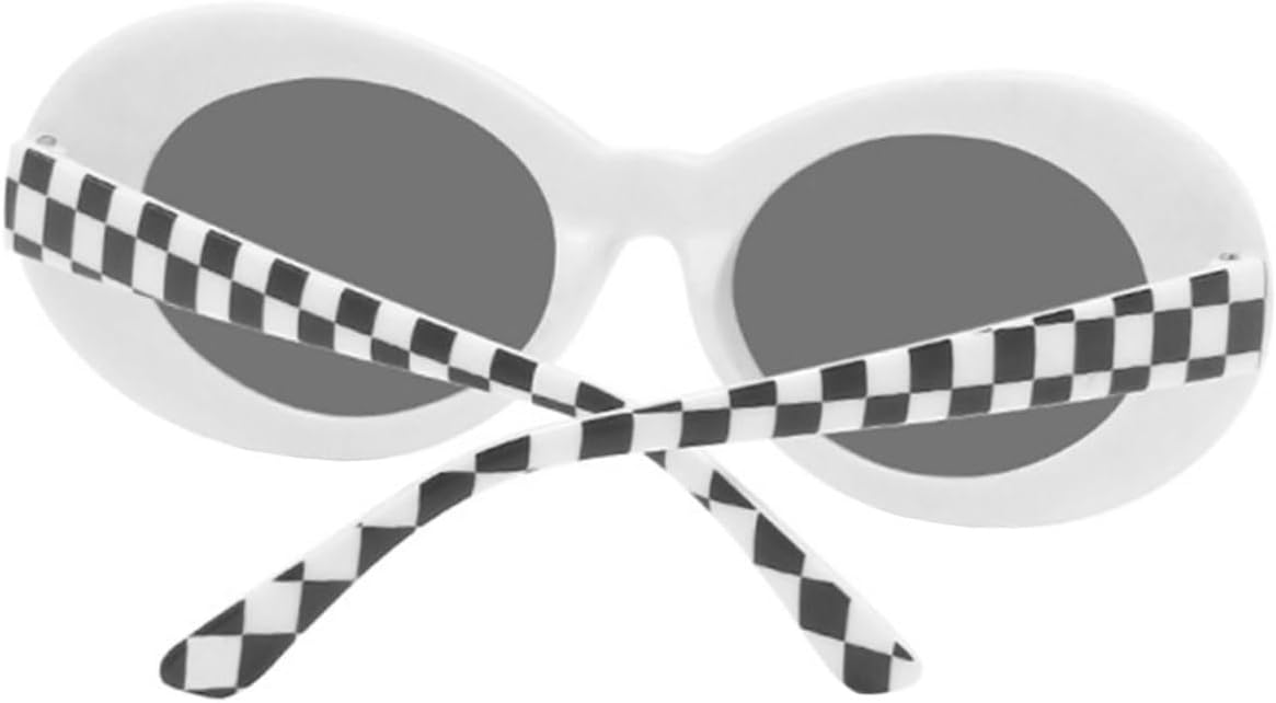 Овальные солнцезащитные очки для женщин в винтажном стиле с белой клетчатой оправой, защитные спортивные очки для фитнеса, стильные летние очки для пляжных вечеринок и тренировок DEARMAMY, Multi
Овальные солнцезащитные очки для женщин в винтажном стиле с белой клетчатой оправой, защитные спортивные очки для фитнеса, стильные летние очки для пляжных вечеринок и тренировок DEARMAMY, Multi