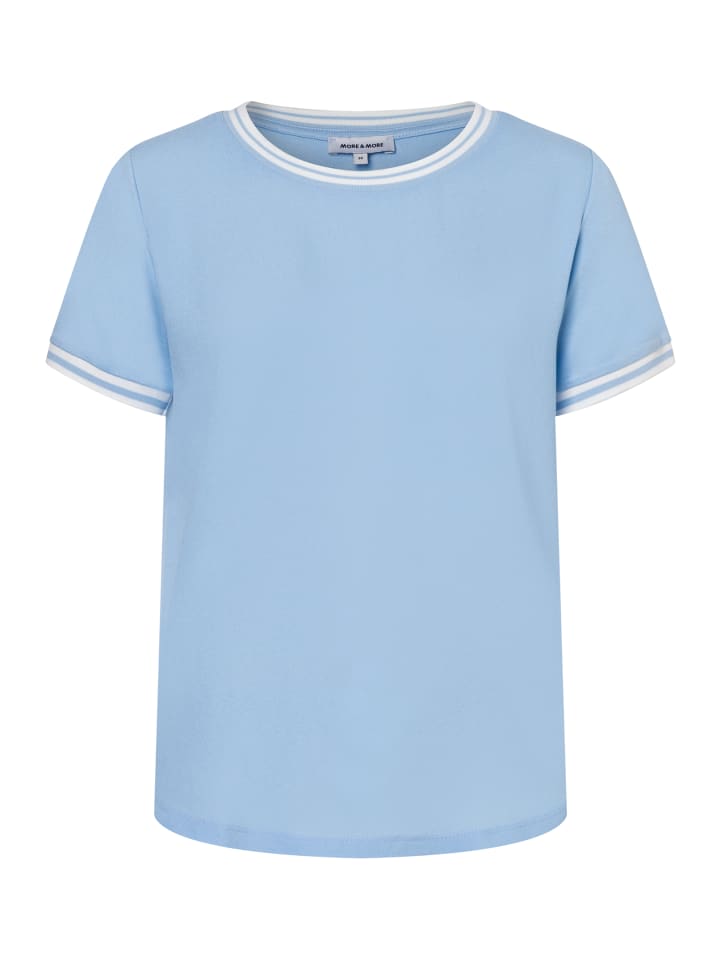 More & More Блузка-рубашка с контрастной отделкой небесно-голубого цвета
More & More Блузка-рубашка с контрастной отделкой небесно-голубого цвета