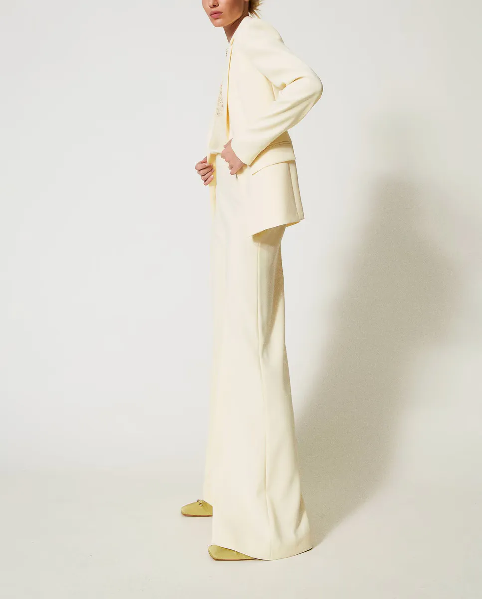 Женские брюки палаццо из струящегося крепа Twinset, желтый
Женские брюки палаццо из струящегося крепа Twinset, желтый