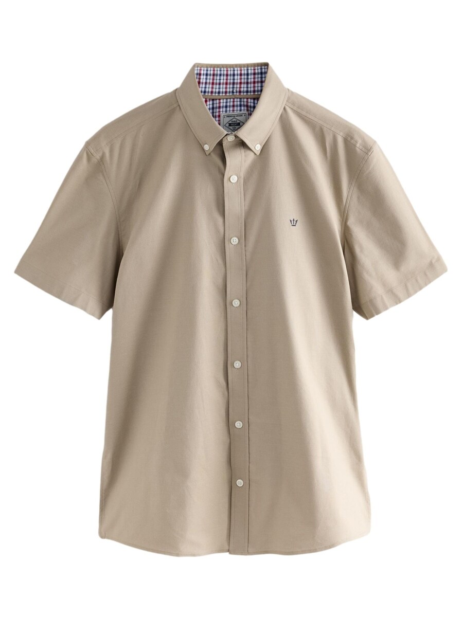 Рубашка на пуговицах классического кроя Next, темно-бежевый
Рубашка на пуговицах классического кроя Next, темно-бежевый