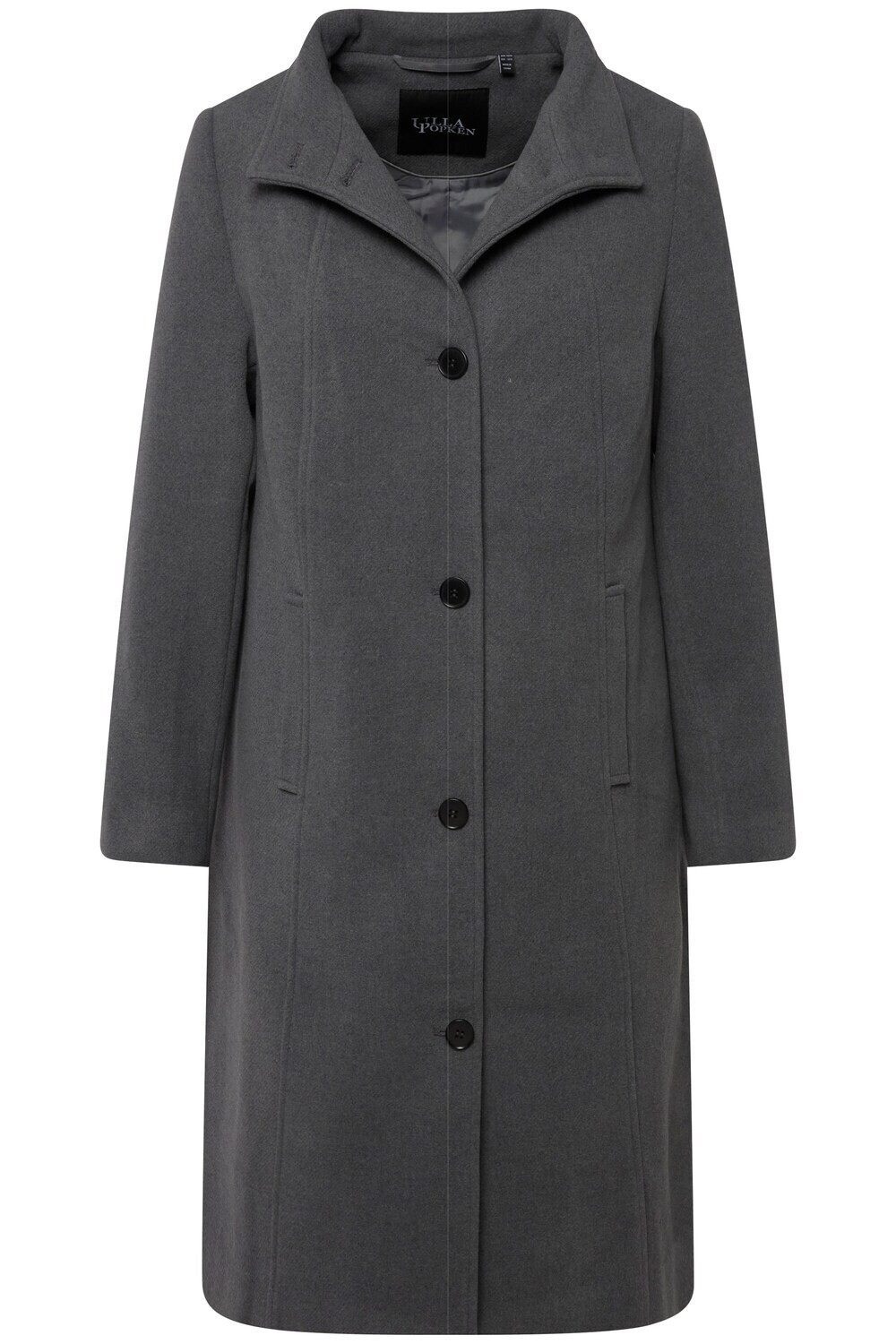 Зимнее пальто Ulla Popken, темно-серый 
Зимнее пальто Ulla Popken, темно-серый