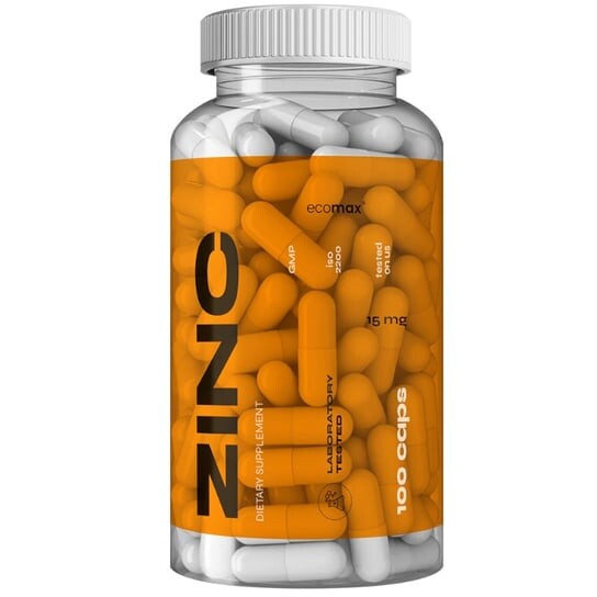 Ecomax, Цинк 15мг 100 капс
Ecomax, Цинк 15мг 100 капс