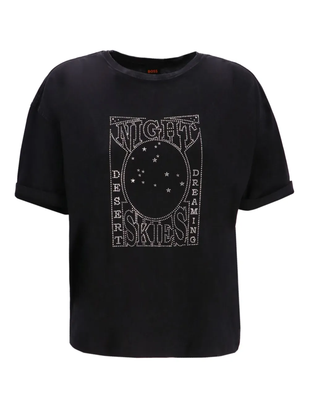 Футболка с декорированным логотипом Boss, черный
Футболка с декорированным логотипом Boss, черный