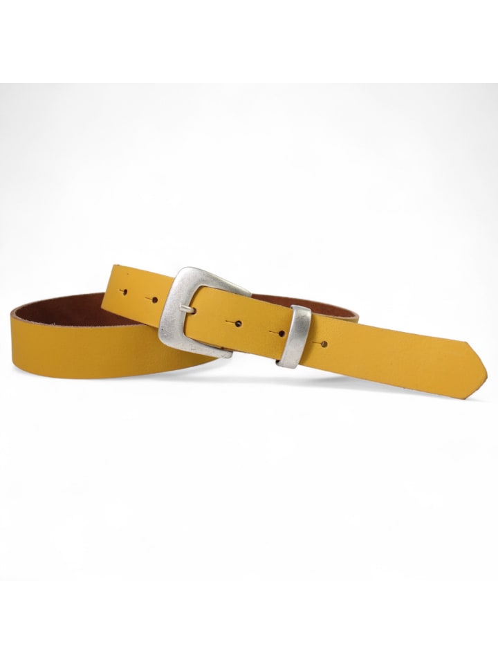 Женский ремень с металлической петлей в цвете карри FRONHOFER
Женский ремень с металлической петлей в цвете карри FRONHOFER