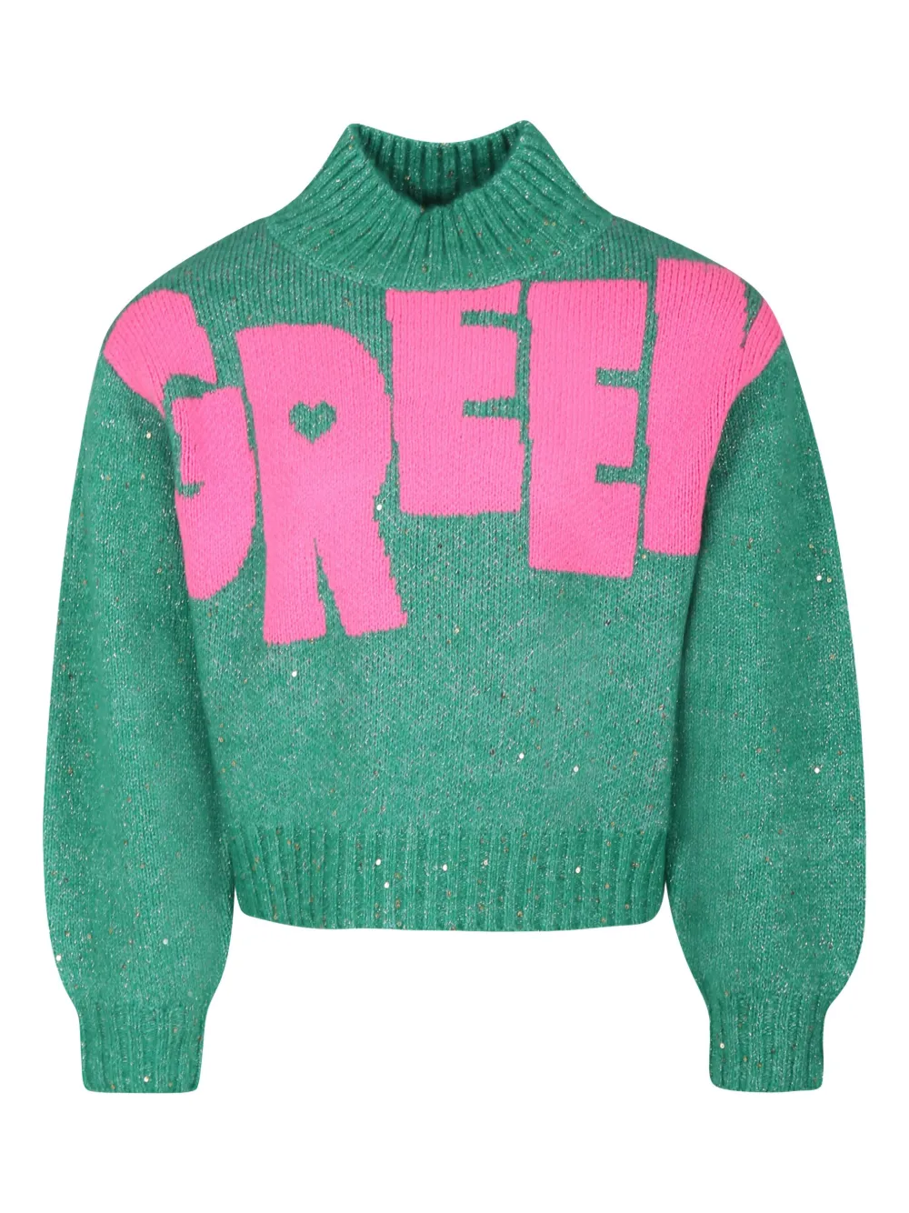 Джемпер с эффектом металлик Billieblush, зеленый
Джемпер с эффектом металлик Billieblush, зеленый