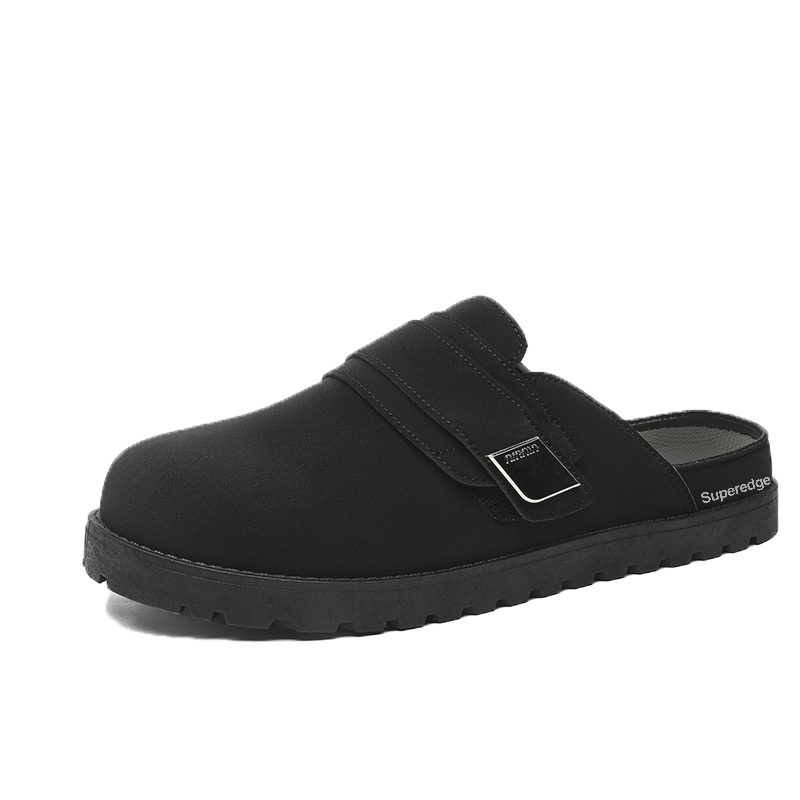 SUPEREDGE Кожаные лоскутные сандалии с закрытым носком, устойчивые к истиранию, черные, мужские
SUPEREDGE Кожаные лоскутные сандалии с закрытым носком, устойчивые к истиранию, черные, мужские