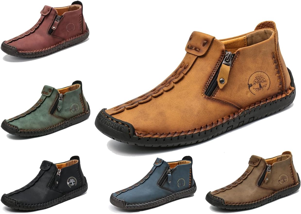 Мужские лоферы слипоны повседневные кожаные туфли на плоской подошве, пенни-лоферы, легкие дышащие обувь для улицы, прогулок и вождения, комфортные классические туфли с ручной прошивкой, противоскользящие с круглым носком Generic, коричневый
Мужские лоферы слипоны повседневные кожаные туфли на плоской подошве, пенни-лоферы, легкие дышащие обувь для улицы, прогулок и вождения, комфортные классические туфли с ручной прошивкой, противоскользящие с круглым носком Generic, коричневый