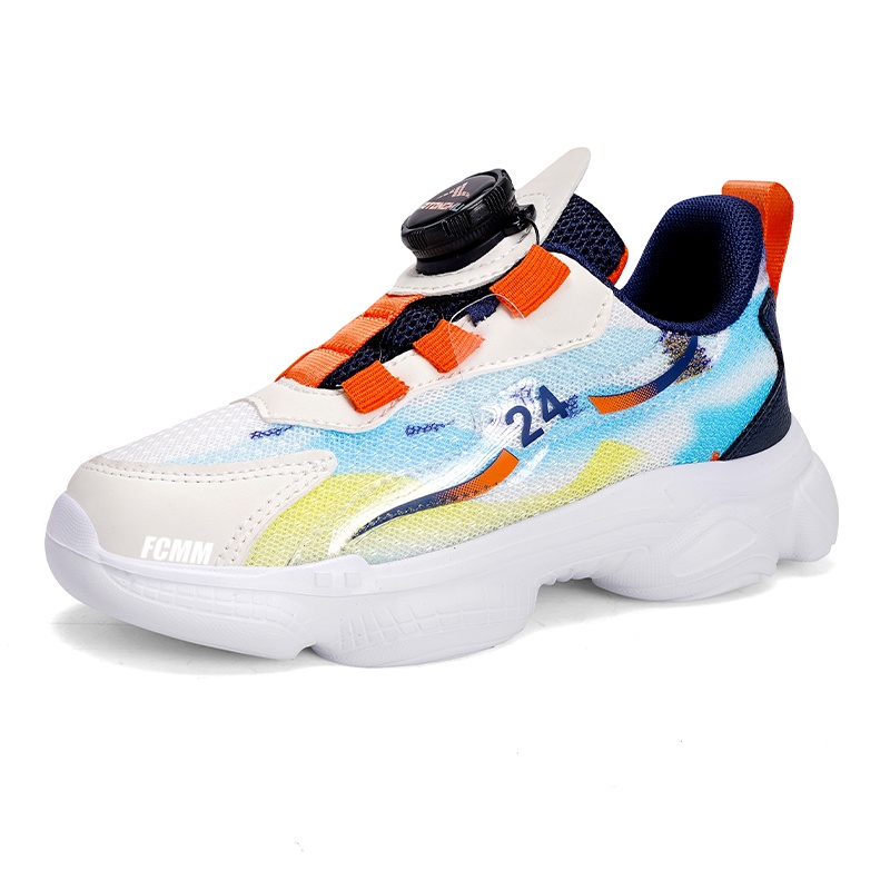Дышащая повседневная обувь для детей FCMM, синий/оранжевый
Дышащая повседневная обувь для детей FCMM, синий/оранжевый