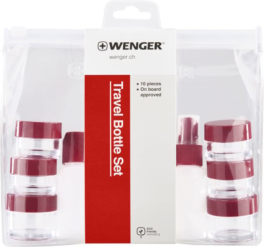 Дорожная косметичка с контейнерами, 10 шт. Wenger
Дорожная косметичка с контейнерами, 10 шт. Wenger