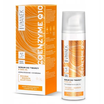 Hero Coenzyme Q10 Сыворотка для лица с Q10 2%, 30 мл Vianek
Hero Coenzyme Q10 Сыворотка для лица с Q10 2%, 30 мл Vianek