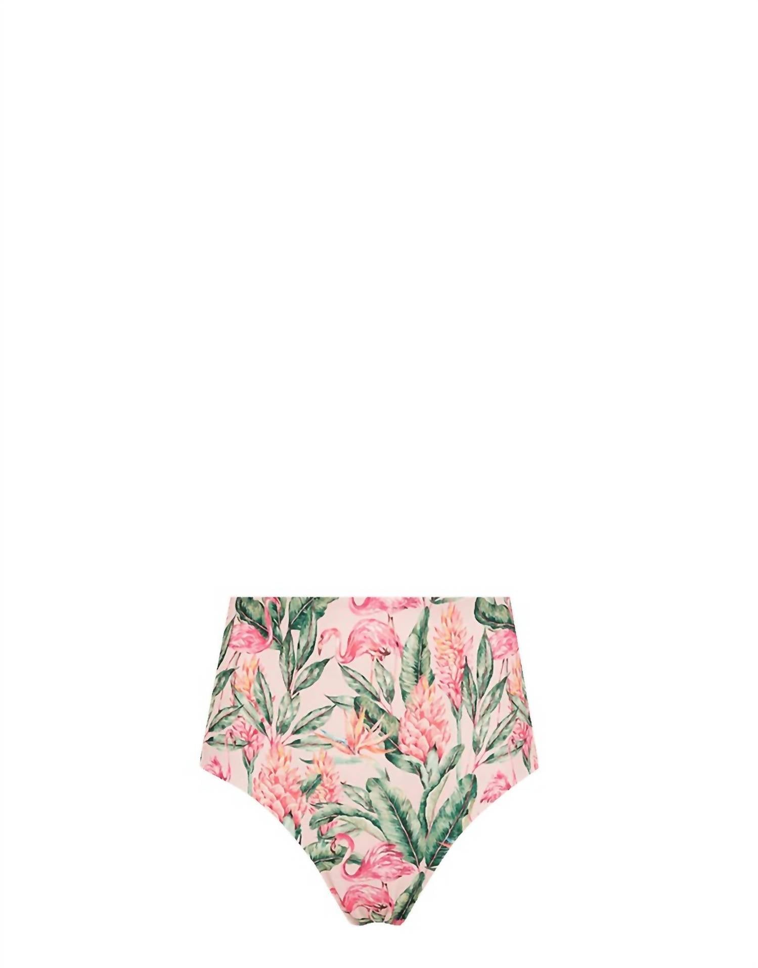 Женские реверсивные компрессионные бикини-трусы с высокой талией в стиле Welcome To Miami и горошек мятно-розовый Lia Sahara
Женские реверсивные компрессионные бикини-трусы с высокой талией в стиле Welcome To Miami и горошек мятно-розовый Lia Sahara