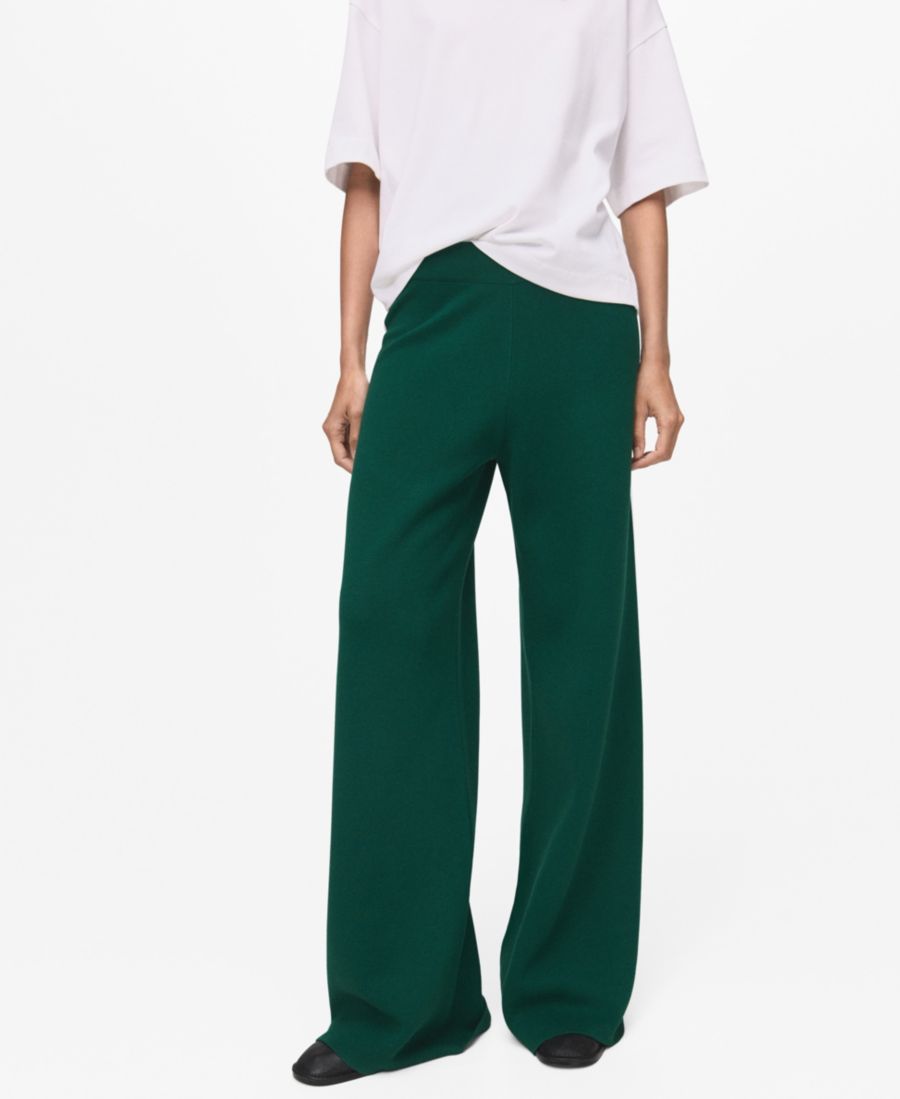 Женские брюки прямого кроя из тонкой трикотажной ткани MANGO, Dark Green
Женские брюки прямого кроя из тонкой трикотажной ткани MANGO, Dark Green