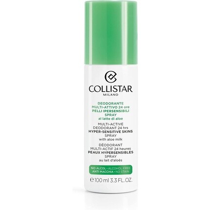 Дезодорант Perfect Body Hyper Sensitive спрей 100мл Collistar 
Дезодорант Perfect Body Hyper Sensitive спрей 100мл Collistar