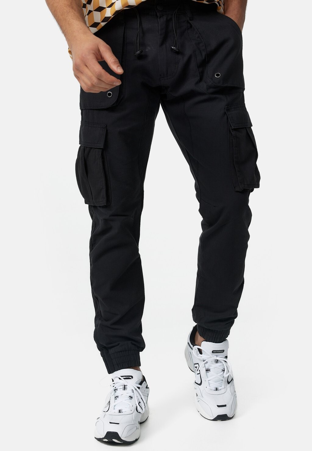 Брюки-карго INDICODE JEANS, цвет black 
Брюки-карго INDICODE JEANS, цвет black