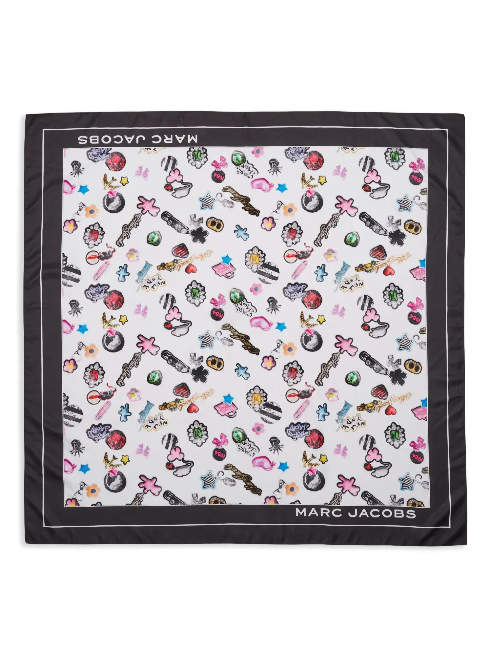 Шарф с принтом Sticker MARC JACOBS, белый
Шарф с принтом Sticker MARC JACOBS, белый