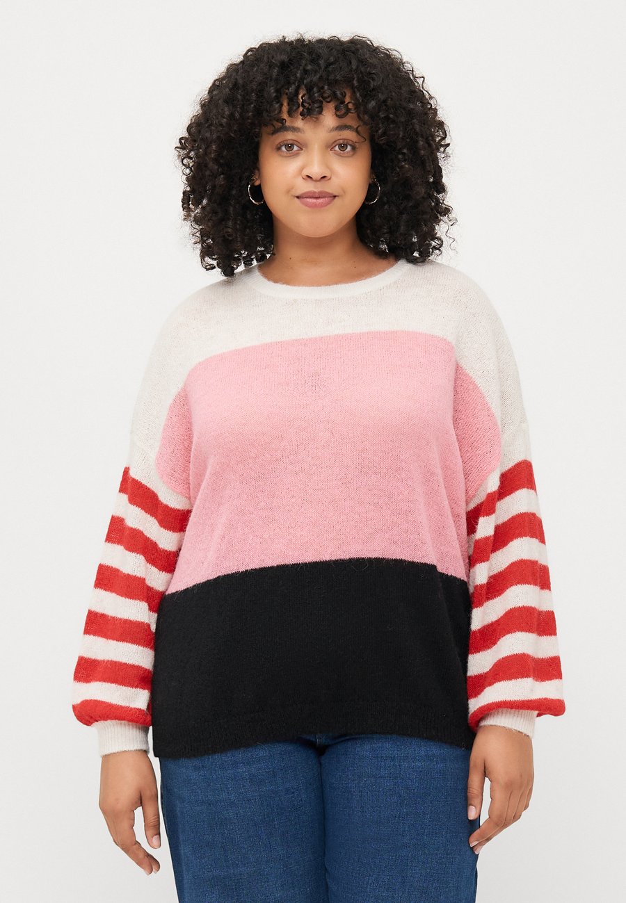 Джемпер ONLY Carmakoma CARSUSIA LIFE O NECK , Cloud Dancer/Sea Pink/Black/Salsa/Sand
Джемпер ONLY Carmakoma CARSUSIA LIFE O NECK , Cloud Dancer/Sea Pink/Black/Salsa/Sand