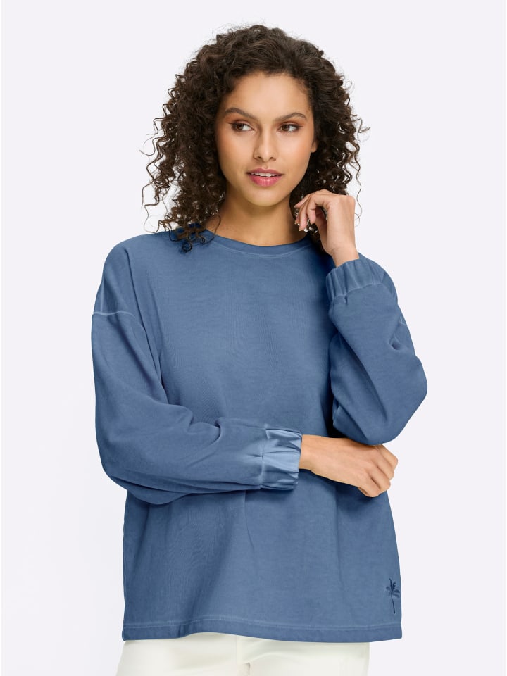 Толстовка джинсово-синего цвета Heine
Толстовка джинсово-синего цвета Heine