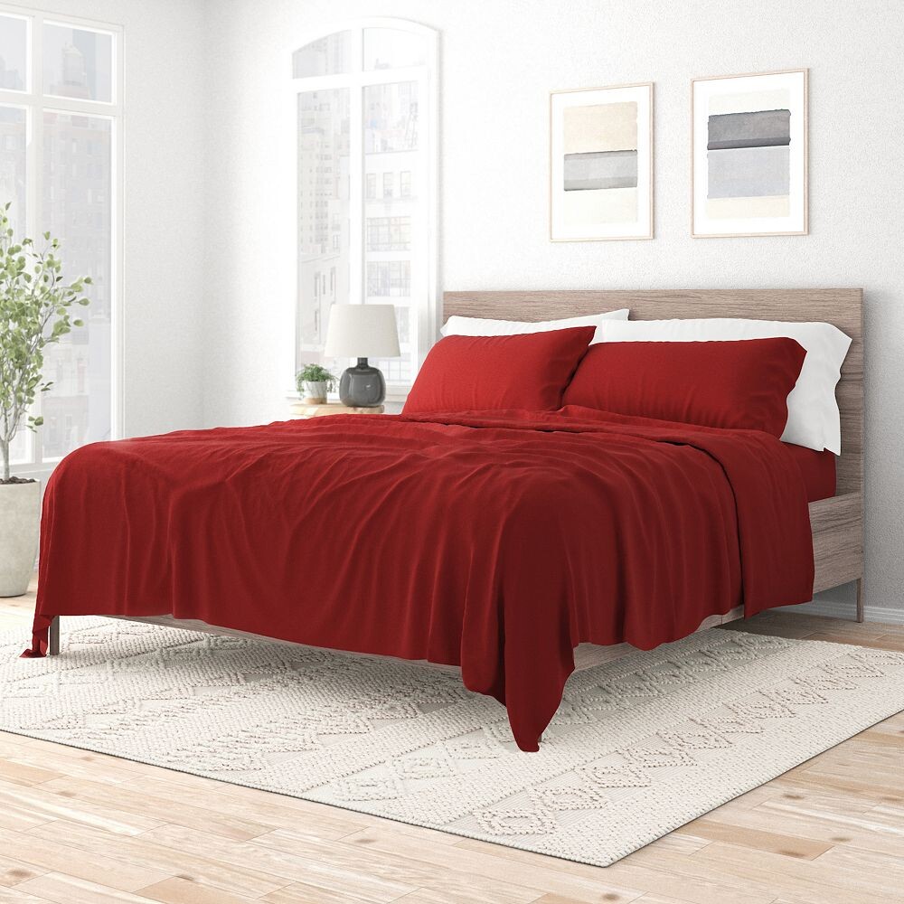 Комплект ультрамягких простыней Urban Loft из 4 предметов однотонных основных цветов, цвет Burgundy
Комплект ультрамягких простыней Urban Loft из 4 предметов однотонных основных цветов, цвет Burgundy