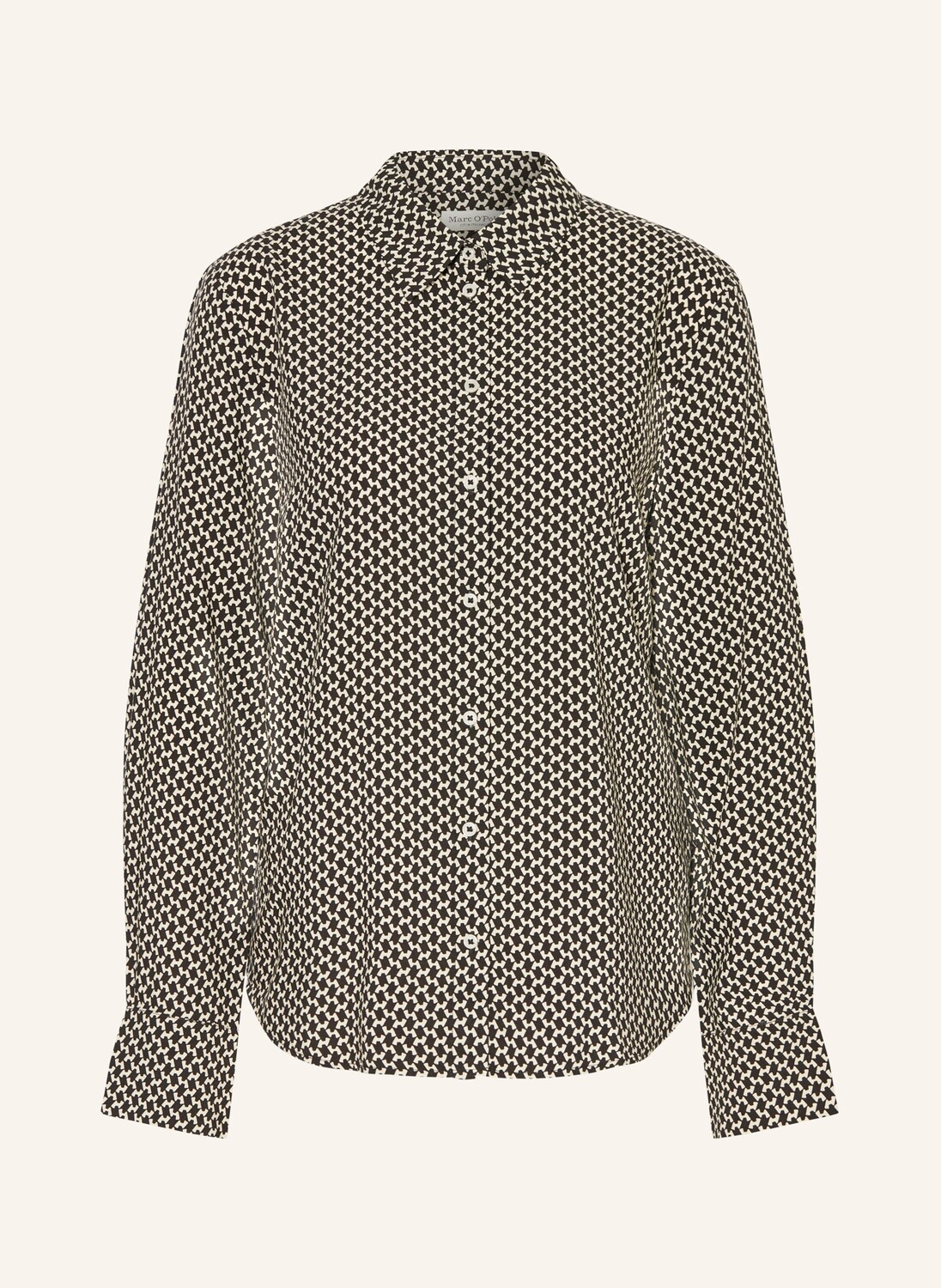 Рубашка-блузка Marc O'Polo, черный/кремовый
Рубашка-блузка Marc O'Polo, черный/кремовый