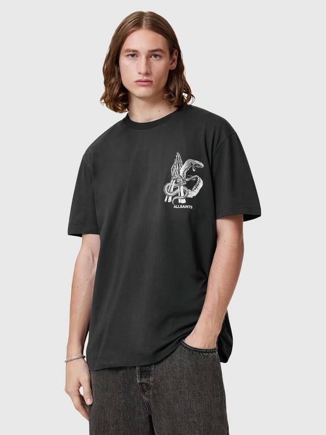 Футболка с круглым вырезом оверсайз из органического хлопка AllSaints, цвет Washed Black
Футболка с круглым вырезом оверсайз из органического хлопка AllSaints, цвет Washed Black